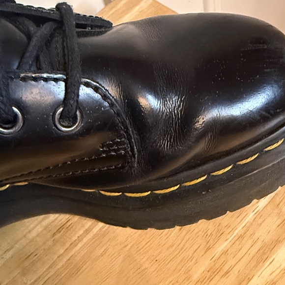 DR. Martens Jodon Platform Boots Black Leather Women’s‎ Size 5 - Picture 15 of 16